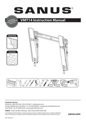 Sanus VMT14 Manual De Instrucciones