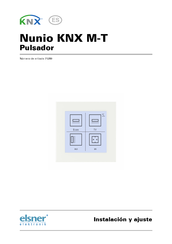 elsner elektronik Nunio KNX M-T Instalacion Y Ajuste