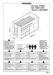 Vertbaudet 70501-1476 Manual De Instrucciones