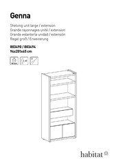 Habitat Genna 803494 Manual De Instrucciones