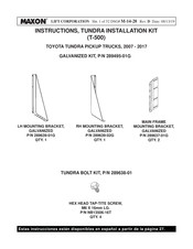 Maxon T-500 Manual De Instrucciones