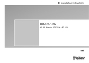 Vaillant 0020117036 Instrucciones De Instalación