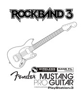 Fender MUSTANG PRO-GUITAR ROCKBAND 3 Manual De Instrucciones