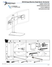 Ergotron DS100 Instrucciones De Instalación