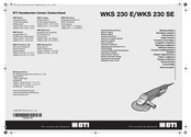 BTI WKS 230 E Manual Original