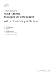 Dornbracht eUnit Kitchen Instrucciones De Planificación