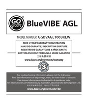 Accessory Power GOgroove BlueVIBE AGL Manual Del Usuario