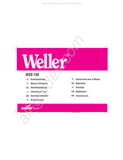 Weller WSD 130 Instrucciones Para El Manejo