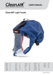 cleanAIR Light hoods CA-10 Manual De Usuario