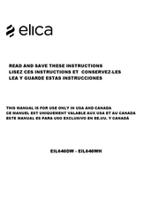 ELICA EIL640DW Manual De Instrucciones