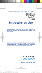 Alcatel Onetouch idol a 6032 Instructivo De Uso