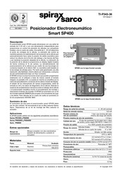 Spirax Sarco SP400 Manual De Instrucciones