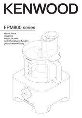 Kenwood FPM800 Serie Instrucciones