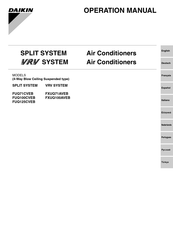 Daikin FUQ125CVEB Manual Del Usuario