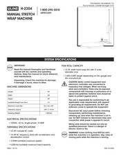 Uline H-2304 Manual Del Usuario