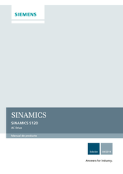 Siemens SINAMICS S120 Manual De Producto