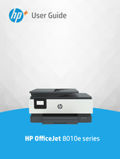 HP OfficeJet 8010e Serie Guia Del Usuario