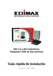 Edimax EW-7317UHg Guía Rápida De Instalación