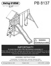 Swing-N-Slide PB 8137 Instrucciones De Ensamblaje