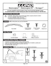 LUND Avenger Instrucciones De Instalación