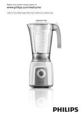 Philips Viva Collection HR2167/40 Manual De Instrucciones