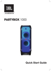 Harman JBL PARTYBOX 1000 Guia De Inicio Rapido