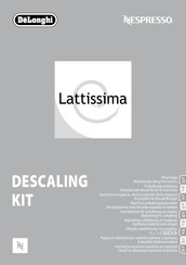 DeLonghi NESPRESSO lattissima Manual De Instrucciones