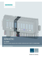 Siemens SIMATIC ET 200SP Manual De Producto