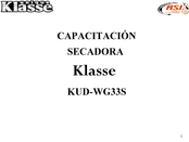 Klasse KUD-WG33S Manual De Instrucciones