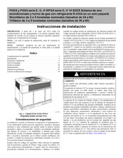 International comfort products PGS4 G Serie Instrucciones De Instalación