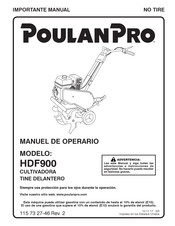 Poulan Pro HDF900 Manual Del Operador