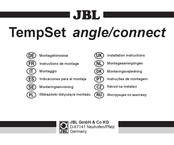 JBL TempSet connect Indicaciones Para El Montaje