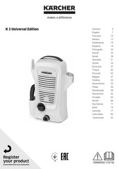 Kärcher K 2 Universal Edition Manual De Instrucciones