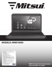 MITSUI MNB1000S Manual De Instrucciones