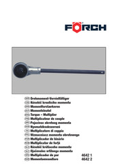 Forch 4642 2 Manual De Instrucciones