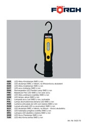 Forch 5423 70 Manual De Instrucciones