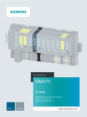 Siemens 6ES7134-6HB00-0CA1 Manual De Producto