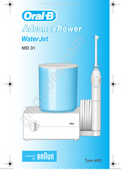 Braun Oral-B AdvancePower WaterJet MD 31 Manual De Instrucciones