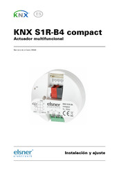 elsner elektronik KNX S1R-B4 compact Instalacion Y Ajuste