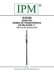 IPM IP01 Serie Manual De Operaciones