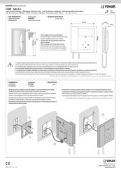 Vimar ELVOX 7549 Manual Del Usuario