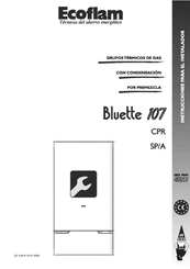 Ecoflam Bluette 107 CPR Instrucciones De Instalación