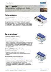 SBC PCD3.C100 Hoja Técnica