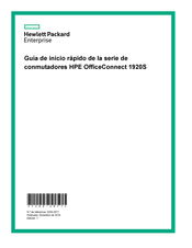 HPE JL380A Guia De Inicio Rapido