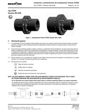 Rexnord Thomas XTSRS Instalación Y Mantenimiento