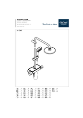 Grohe EUPHORIA SYSTEM 247 964 Manual De Instrucciones