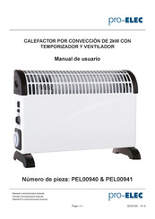 Pro-Elec PEL00941 Manual De Usuario