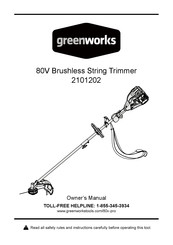 GreenWorks 2101202 Manual Del Propietário