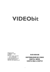 Videobit SVD 1001-3G Manual Del Usuario