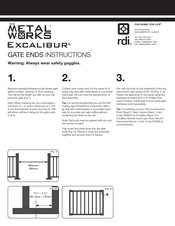 RDI METAL WORKS Excalibur Instrucciones